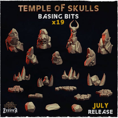 Temple of Skulls - Zabavka Workshop -Resin printed- scatters Bits ruins terrains - July 2024